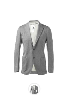 MAN SUIT GRAY